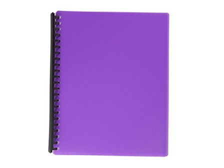 NonBrand Clearbook Refillable 23H NeonViolet A4 20Sheets 