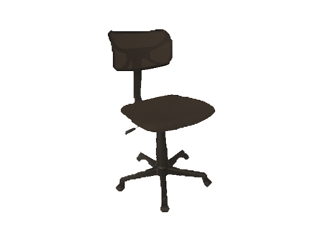 Secretarial Chair 1019 (862) Black