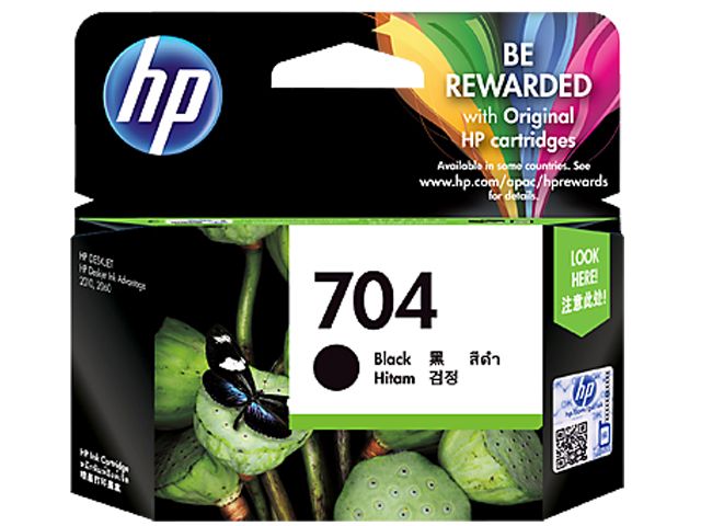  HP 704 Ink Cartridge CN692 Black