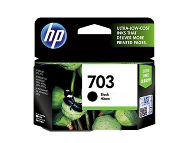 HP 703 Ink Cartridge CD887AA Black