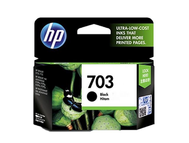 HP 703 Ink Cartridge CD887AA Black