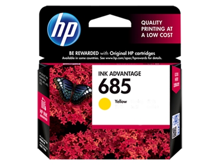 HP 685 Ink Cartridge HPCZ124AA Yellow