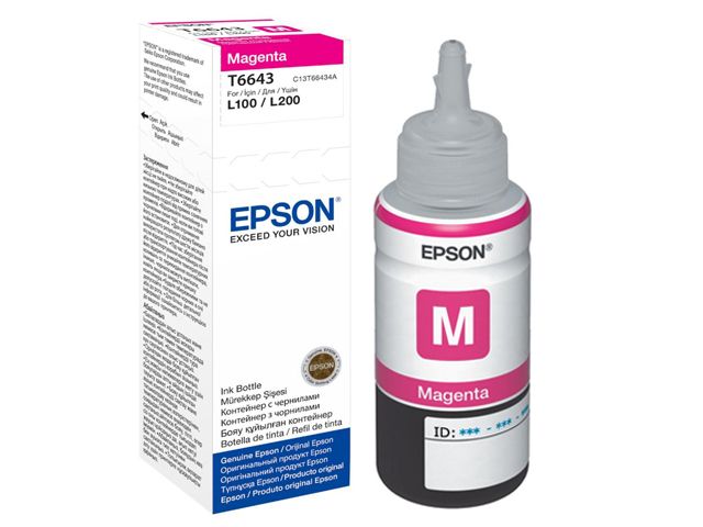 Epson C13T664240 664 Cyan Ink Bottle (6,500 Pages)