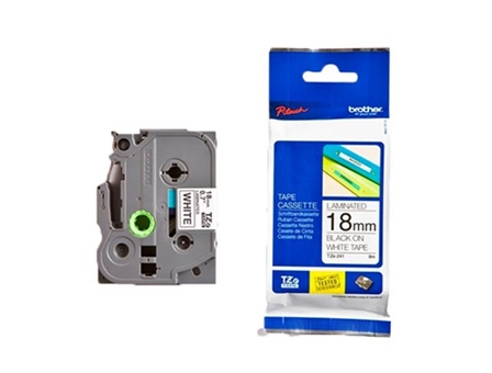 Brother TZ-241 Label Tape for P-Touch Black on White 18mm