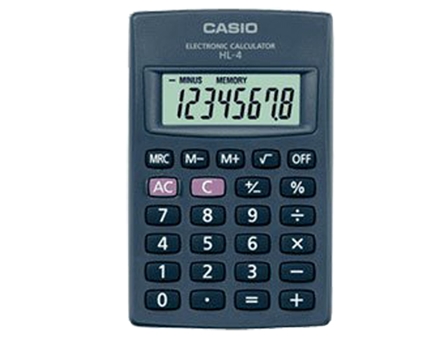 Casio Calculator HL4-W 8 Digits