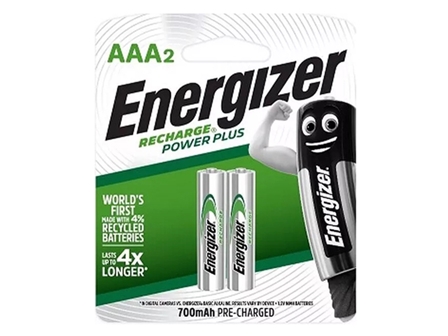 Energizer Recharge Power Plus Battery NH12URP2 AAA 2s