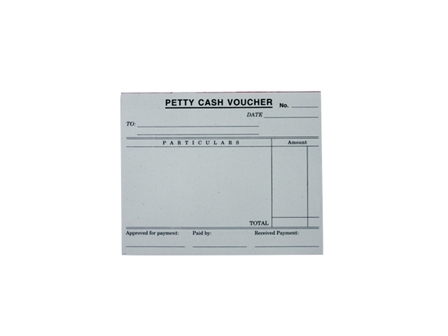 Consolidated Petty Cash Voucher Duplicate 4x5