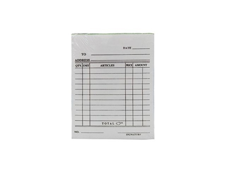 forms receipts office warehouse inc