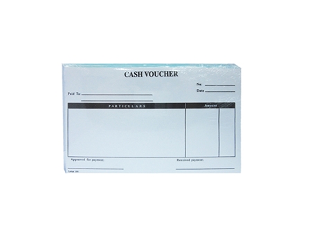 NonBrand Cash Voucher Carbonless 2ply 8x5.5 3X50s 