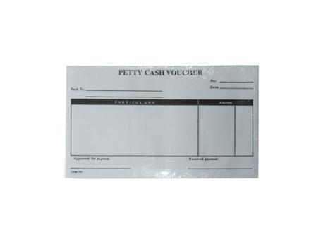 Glocarl Petty Cash Voucher Bond Duplicate 5x8