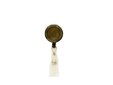 ID Clip Pull Out Transparent Black