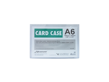 Adventurer Card Case CC-A6 Clear 5.8x4.1