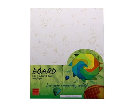Prestige Kapas Specialty Paper 220gsm White Letter 10s