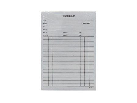 NonBrand Order Slip Carbonless 2ply 8x5.5 3X50s 