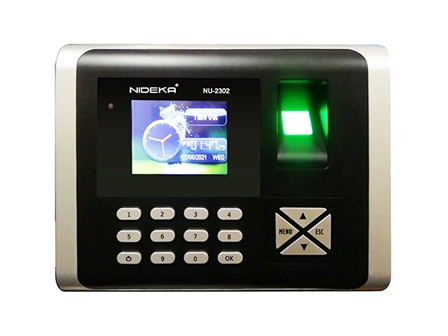 Nideka Bundy Clock NU2302 Fingerprint Time Recorder 