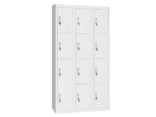 Locker 12 Door Cabinet Jf 3b4a Gray Office Warehouse Inc