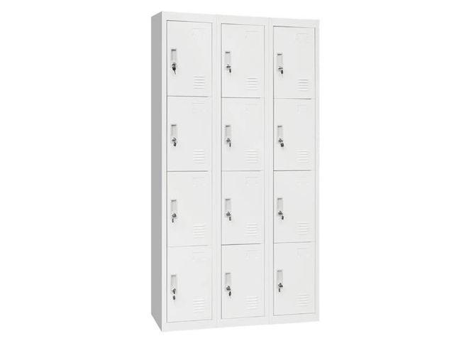 Locker Cabinet JF 3B4A 12 Doors Gray