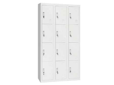 Locker Cabinet JF-3B4A 12 Doors Gray