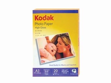 Kodak Photo Paper A3 230gsm 20s