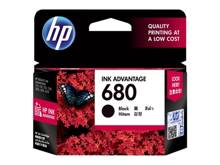 HP 680 Ink Cartridge F6V27AA Black
