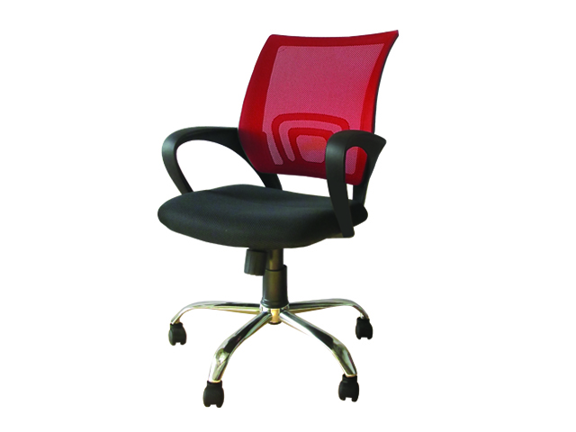 Task Chair 8014 Mesh Fabric Red