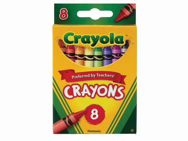 8-Color Crayola® Crayons - 12 Boxes