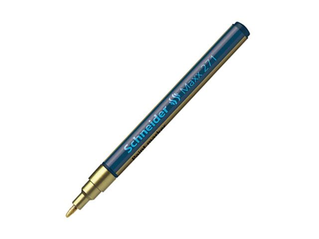 Schneider Maxx 271 Paint Marker #127153 1-2mm Gold