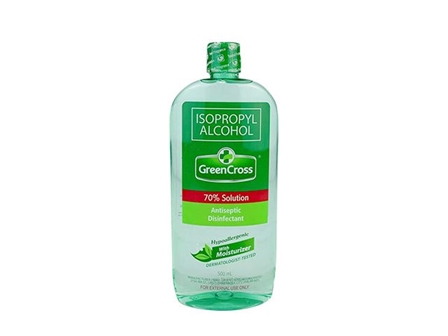 Green Cross 70% Isopropyl Alcohol with Moisturizer 500ml