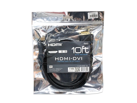 Nuvos Cable HDMI-DVI 11HD05310 size 10ft.
