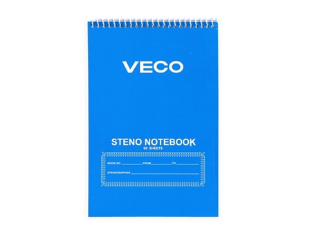 Veco Steno Notebook 60 Leaves 6x9