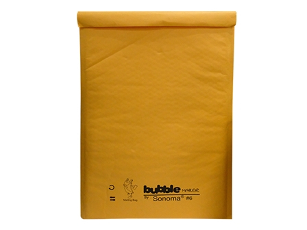 Sonoma Bubble Mailer R#6 Golden Kraft 12.5x19