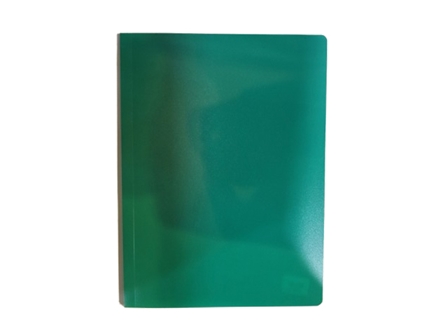 UK Office Pressboard Plastic Folder Letter Green