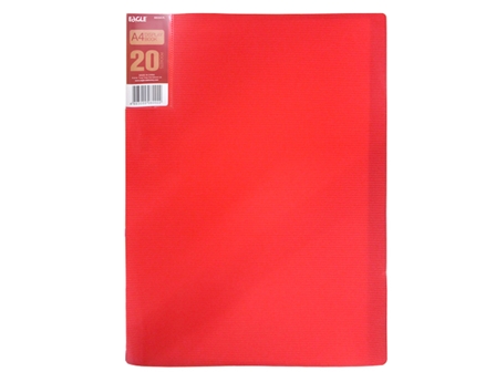 Eagle Clearbook 20PKT 9002AK A4 Red
