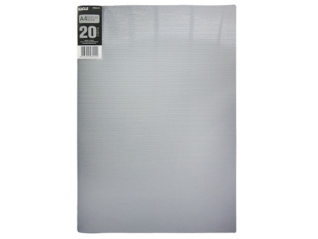 Eagle Clearbook 20PKT 9002AK A4 Gray