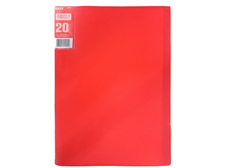 Eagle Clearbook 20PKT 9002FK F4 Red