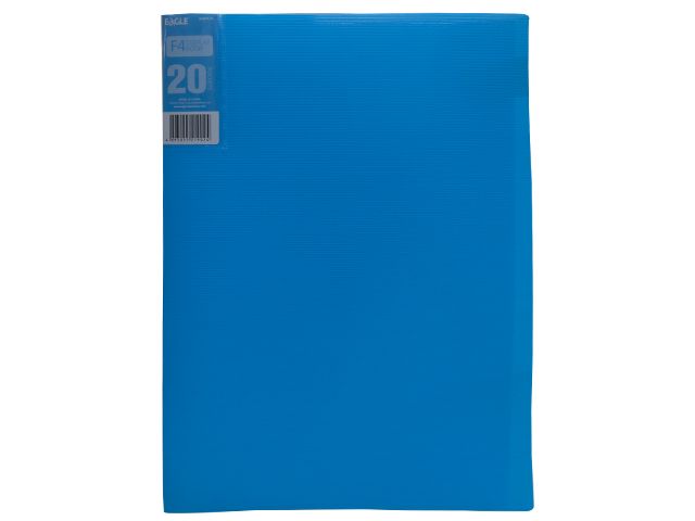 Eagle Clearbook 20PKT 9002FK F4 Blue