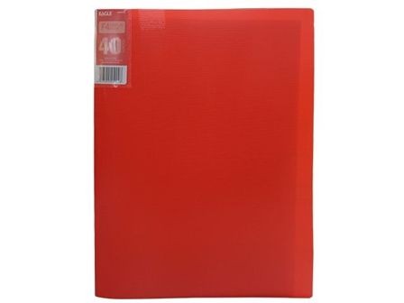 Eagle Clearbook 40PKT 9004FK F4 Red