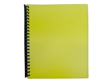 NonBrand Clearbook Refillable 23H Yellow A4 20Sheets