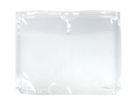 NonBrand Expandable Plastic Envelope #6 Clear Letter 