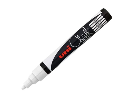 Uni Chalk Marker PWE-5M White