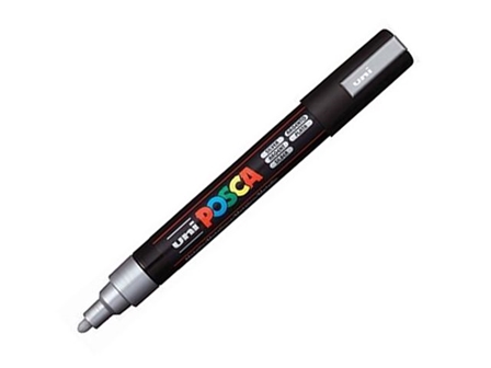 Uni Posca Permanent Marker PC-5M Silver