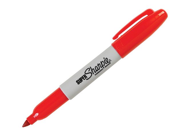 Sharpie Super Permanent Marker Red