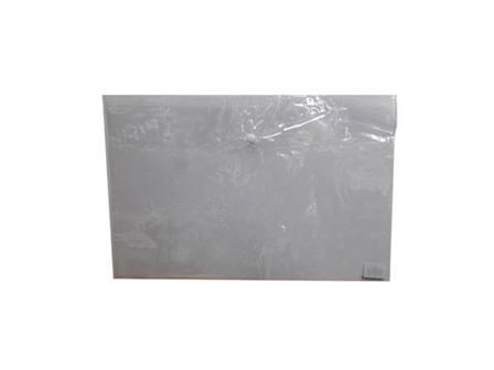 Bluflex Envelope Plastic Trans G4L Clear Button Legal 