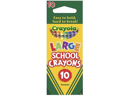 Crayola Large Crayons 10 Colors