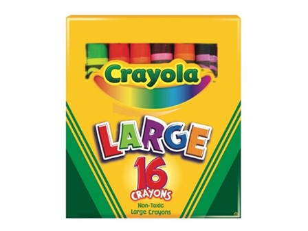 Crayola Large Crayons 16 Colors