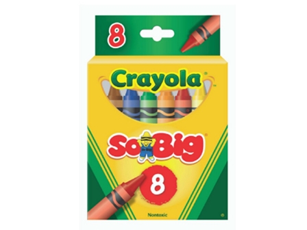 Crayola So Big Crayons 8 Colors