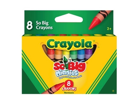 Crayola So Big Crayons Minnies 8 Colors