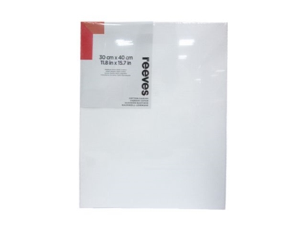 Reeves Canvas Board Gallery White 30x40cm 