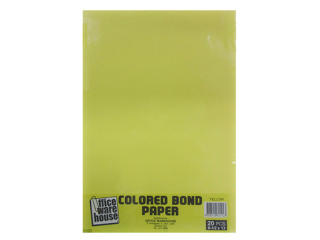 Office Warehouse Colored Paper Asstd Ltr 10s