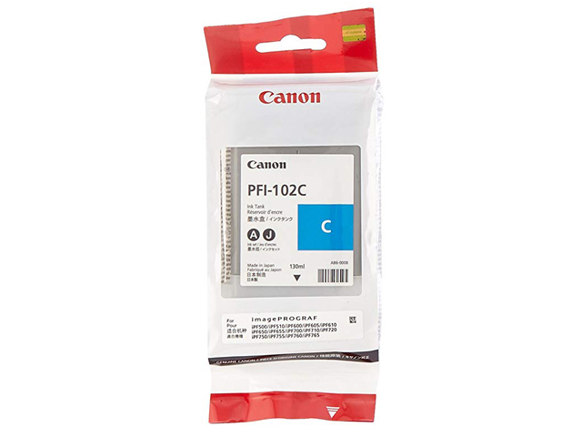 Canon Ink PFI-102C Cyan